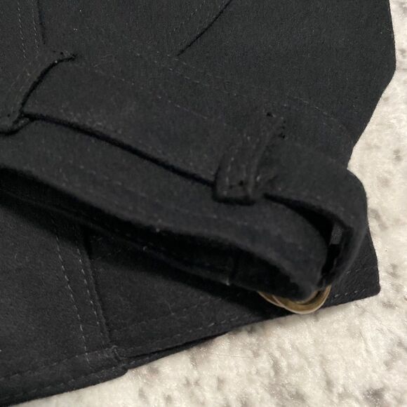 Mickey 71 Wool blend pea coat jacket size L EUC big embroidered logo on back - Picture 6 of 14